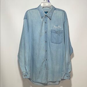 Power Plus Embroidered Denim Shirt